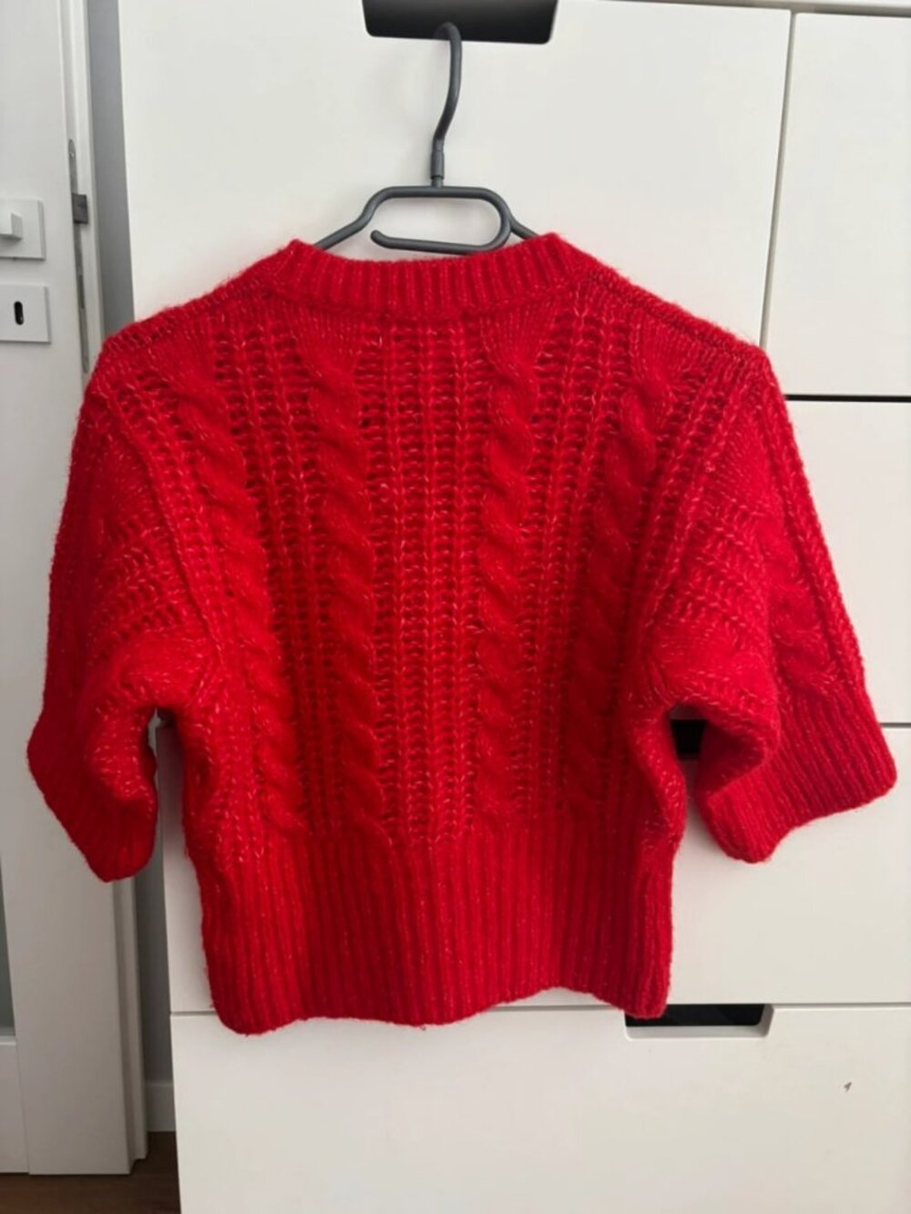 Rouje Paris Red Cropped Cardigan XS - Picture 2 of 4